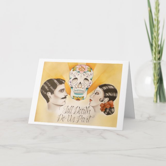 "Till Death Do Us Part" Wedding Invitations (Front)