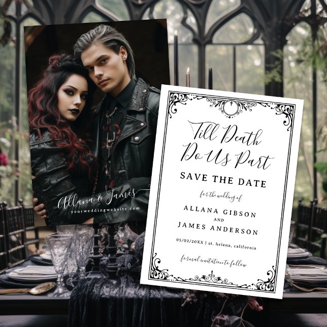 Till Death Do Us Part Wedding Photo Save the Date (Creator Uploaded)