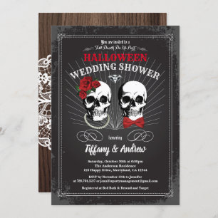 Till death do us part wedding shower invitation