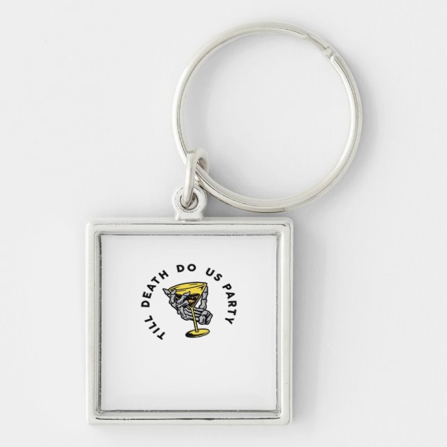 Till Death Do Us Part-Y Classic Funny Key Ring (Front)