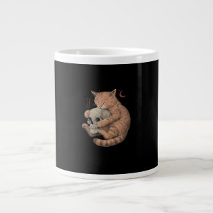 Till Death Do Us Party Cat Skull Classic Large Coffee Mug