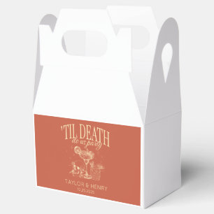 Till Death Do Us Party Custom Wedding Favour Boxes