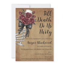 Till Death Do Us Party Gothic Bachelorette Party