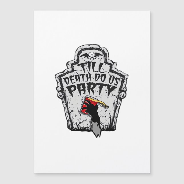 Till Death Do Us Party Halloween Classic Style (Front)