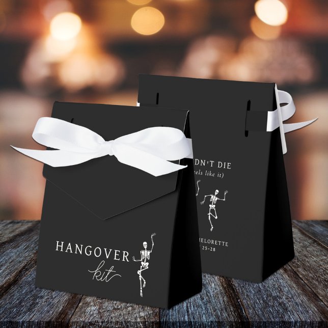 Till Death Do Us Party Hangover Kit Favour Box (Creator Uploaded)