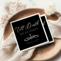 Till Death Do Us Party Minimal Modern Wedding
