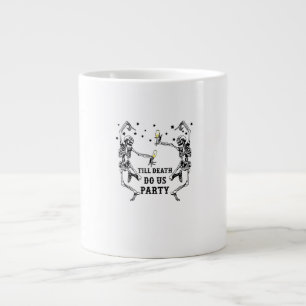 Till Death Do Us Party Skeleton Bridesmaid Large Coffee Mug