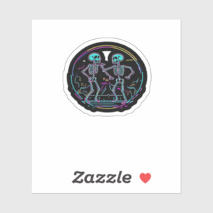 Till Death Do Us Party Skeleton Dance Classic Look