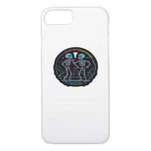 Till Death Do Us Party Skeleton Dance Party Classi iPhone 8/7 Case