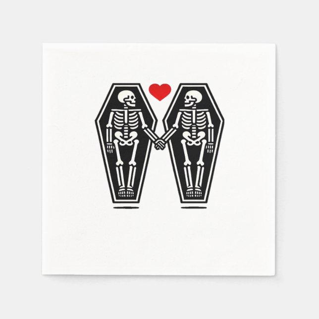 Till Death Do Us Together – Knows No Classic Napkin (Front)