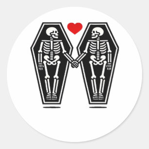 Till Death Do Us Together – Knows No Classic Round Sticker