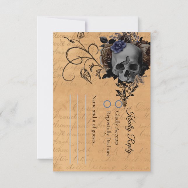 Till Death do we Part RSVP Card (Front)
