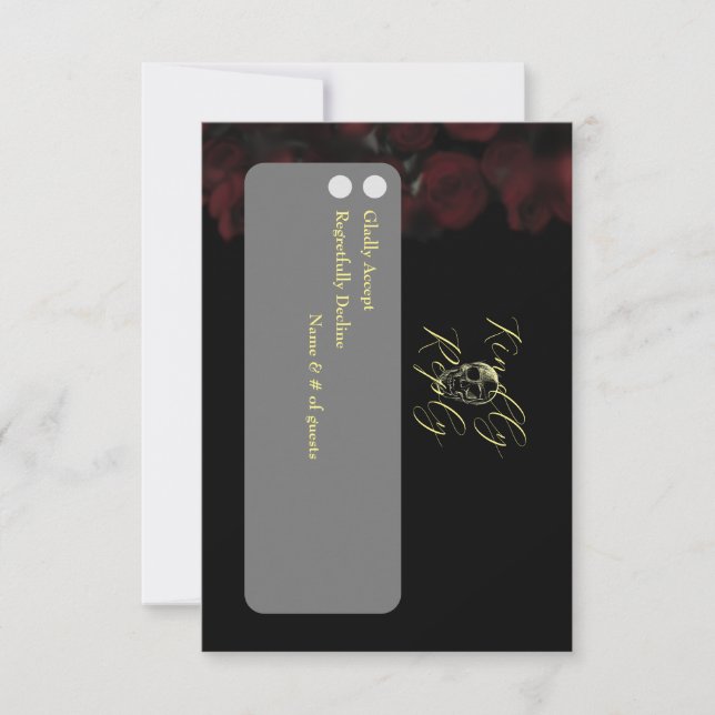 Till Death do we Part RSVP Cards  (Front)
