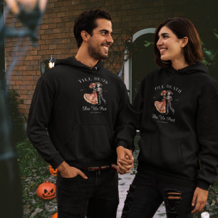 Till Death   Matching Halloween Couple Hoodie
