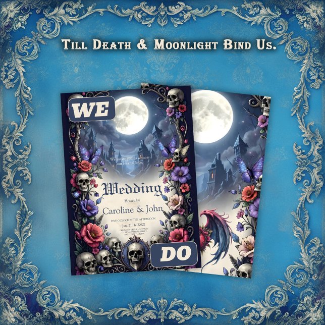 Till Death & Moonlight Bind Us.  Invitation (Creator Uploaded)
