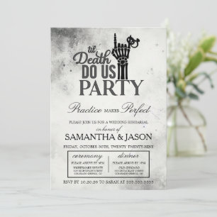 Till Death Rehearsal Invitation