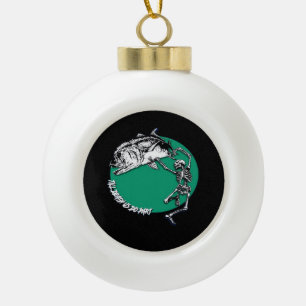Till Death Us Do Part Classic Ceramic Ball Christmas Ornament