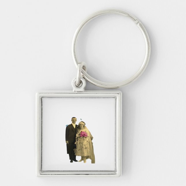 Till Death Us Do Part Classic Meme Key Ring (Front)