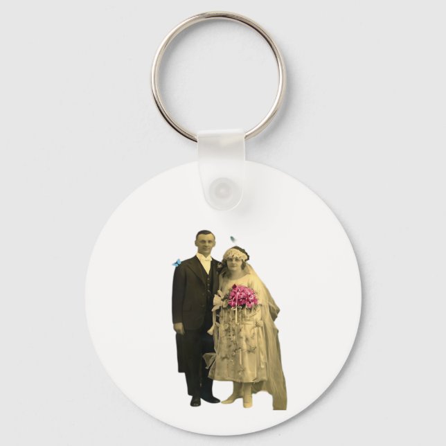 Till Death Us Do Part Classic Meme Key Ring (Front)