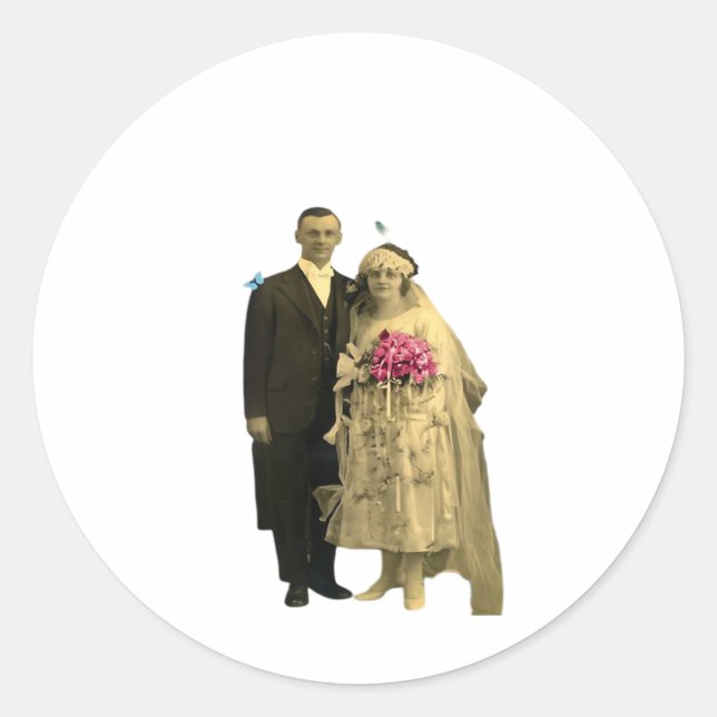 Till Death Us Do Part Classic Meme Round Sticker (Front)
