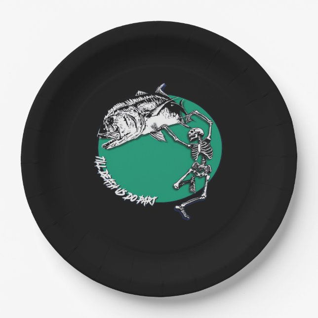 Till Death Us Do Part Classic Paper Plate (Front)