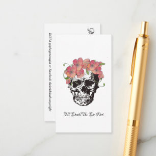 Till Death Us Do Part - Skull Weddings Enclosure Card