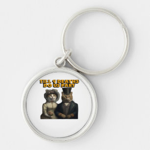 Till Deaths Do Us Part Classic Key Ring