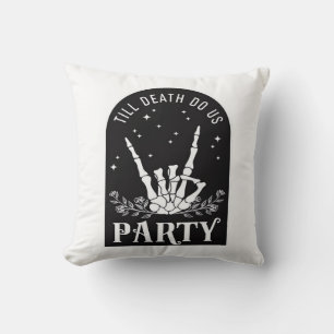 Till Do Death Us Party Bachelorette Halloween Bach Cushion