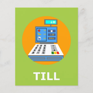 TILL Flashcard for Initial T 1 Syllable Word