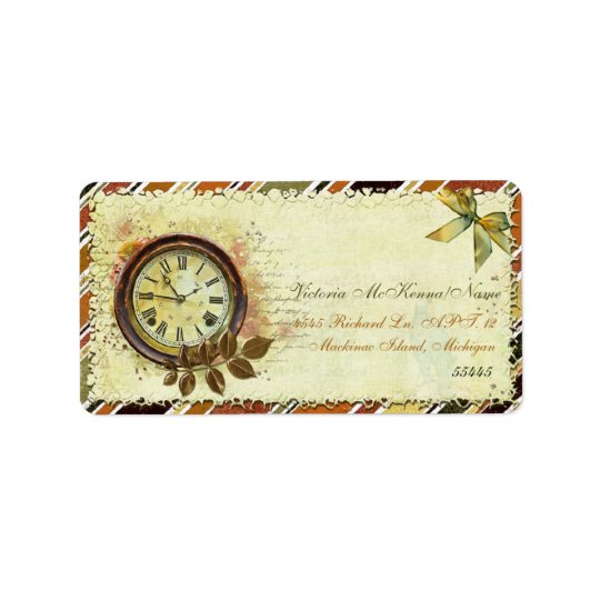 Till The End of Time Victorian BUSINESS OFFICE Address Label