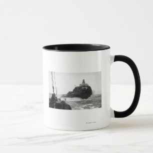 Tillamook, Oregon Lighthouse from Ship Photograp Mug
