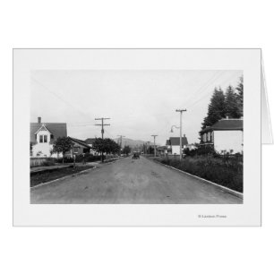 Tillamook, Oregon Residential Street Scene