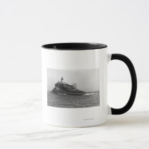 Tillamook Rock, dominated by its Lighthouse Mug