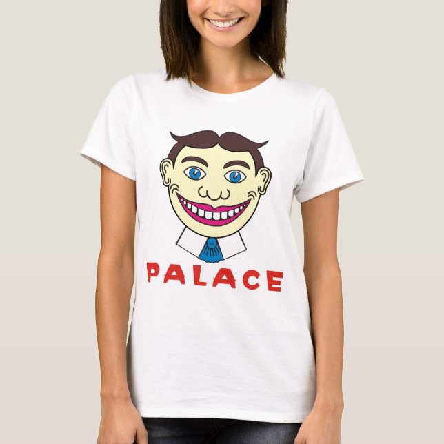 Tillie over Palace Letters T-Shirt (Front)