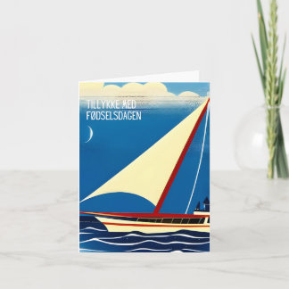 Tillykke med fødselsdagen, Danish happy birthday Card