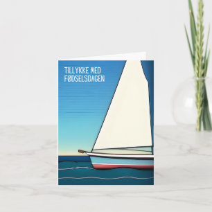 Tillykke med fødselsdagen, Danish happy birthday Card