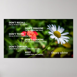 Tilopa's Advice Poster