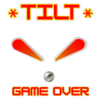 Tilt Game Over Pinball T-Shirt