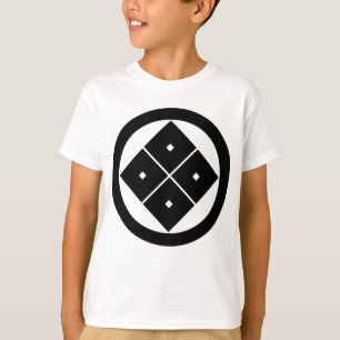 Tilted four-square-eyes in circle T-Shirt