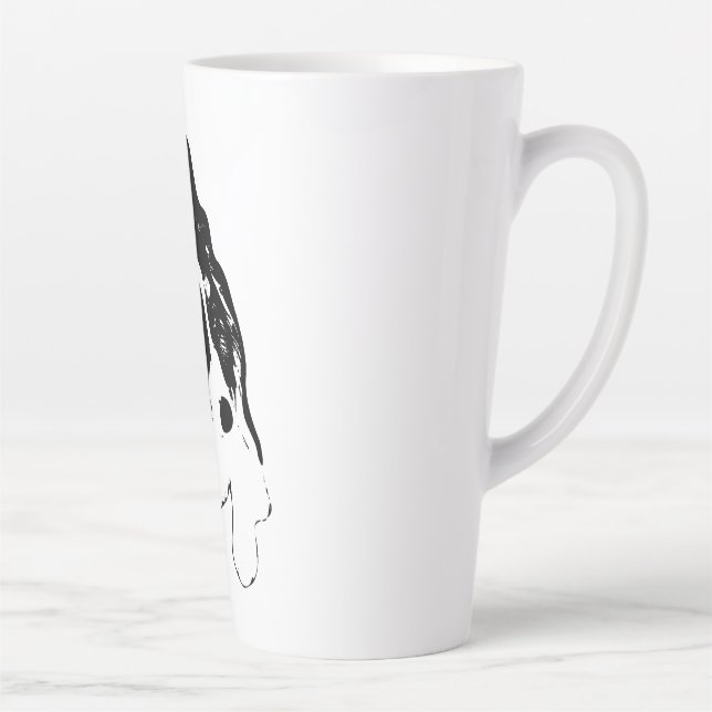 Tilted Gaze Dog Mug (Right)