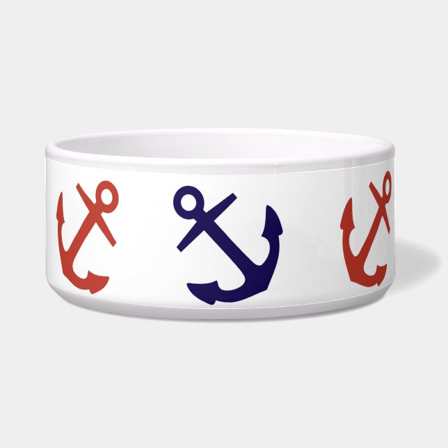 Tilted Nautical Anchor Pattern (Front)