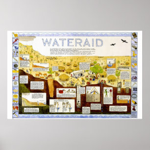 tim hunkin's wateraid poster