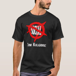Tim Kilgore AntiSocial Anarchist (Dark) T-Shirt