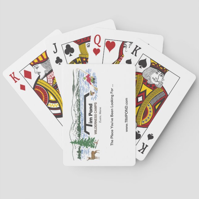Tim Pond Wilderness Camps Playing Cards (Back)