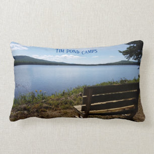 Tim Pond Wilderness Camps Throw Pillow
