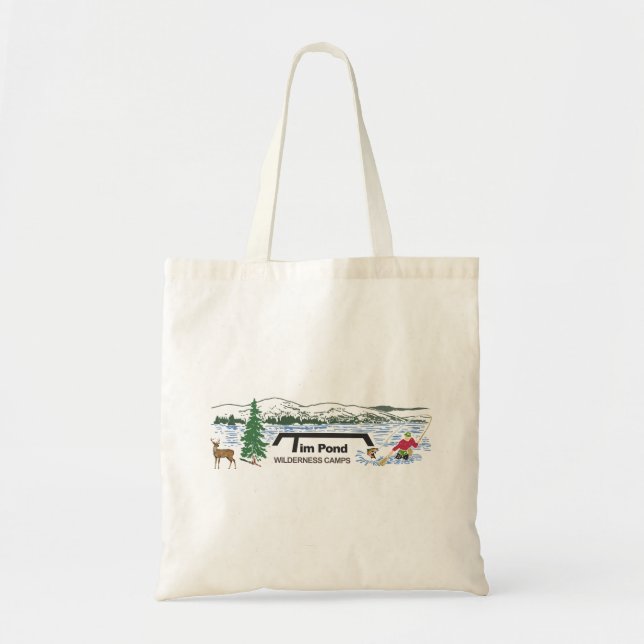 Tim Pond Wilderness Camps Tote Bag (Front)