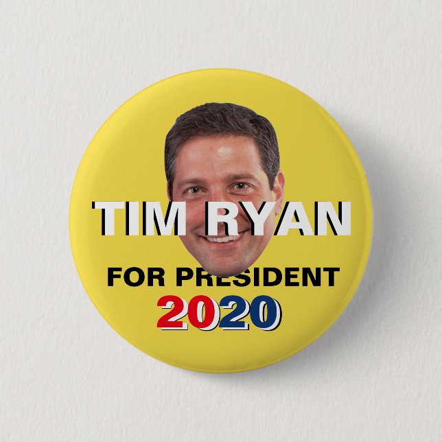 Tim Ryan for President 6 Cm Round Badge (Front)