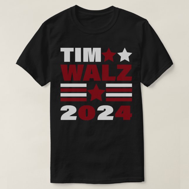 tim walz 2024 TShirt 3 (Design Front)