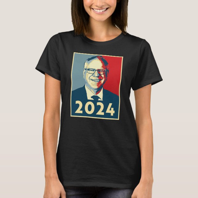 Tim Walz Fan Club T-Shirt (Front)