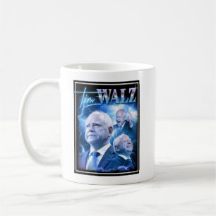 Tim Walz Retro 90s Style Coffee Mug